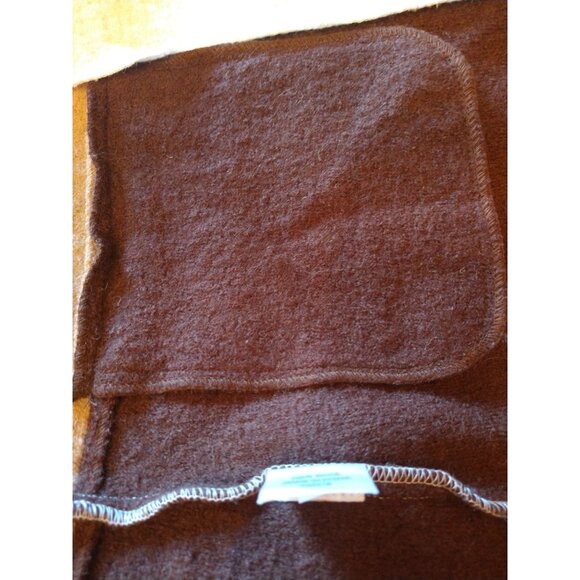 Vintage Appleseed Colorblock Wool Coat With Button Closure & Stand Collar - Size - Picture 10 of 11